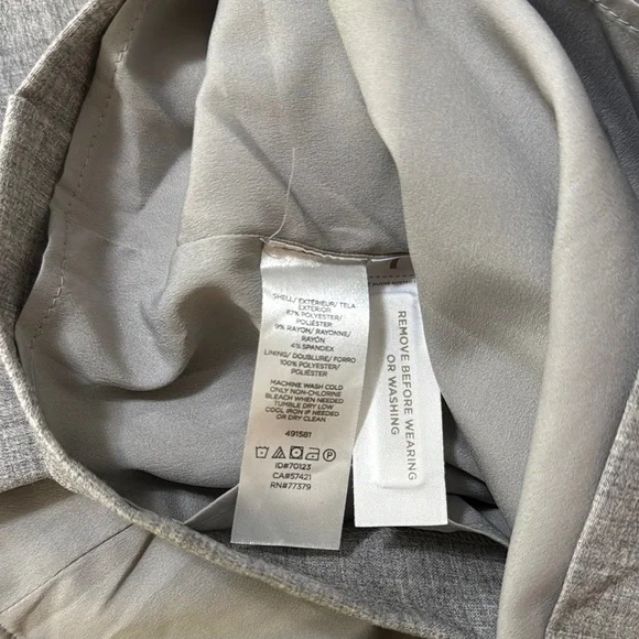 Elegant Gray Sleeveless Dress - Picture 6 of 6